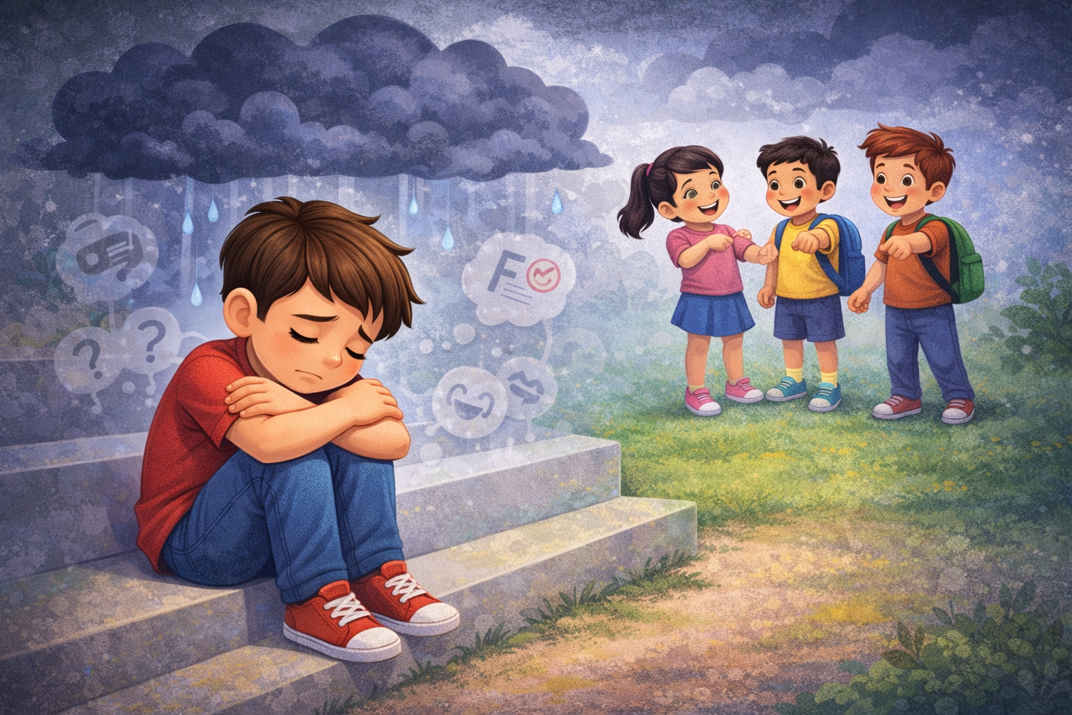 Low confidence child